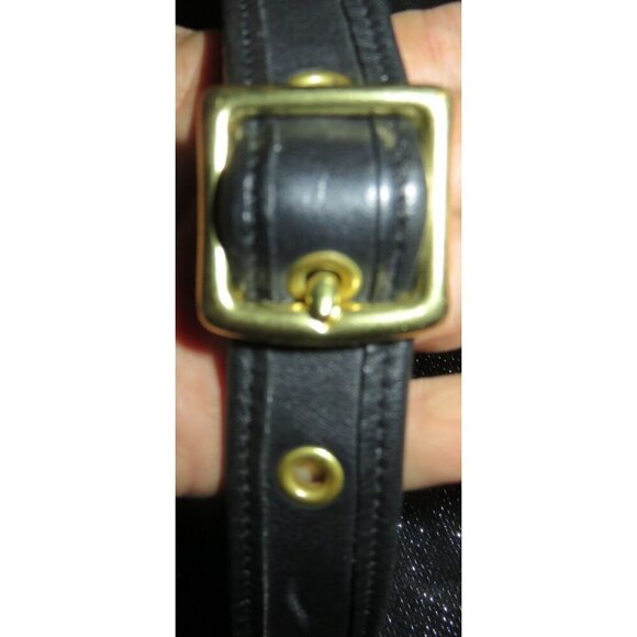 COACH Legacy Black Leather Drawstring Bucket Bag 90s Y2K - Picture 7 of 9